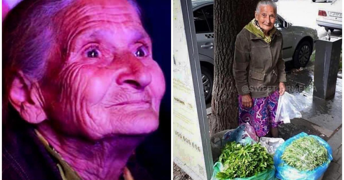 Այս տատիկը հեղափոխության մի մասնիկն է, եւ ուրեմն նա ցրտին կանաչի ծախելով չպետք է ապրի
